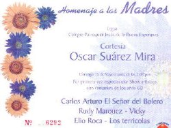 TICKET DE ENTRADA